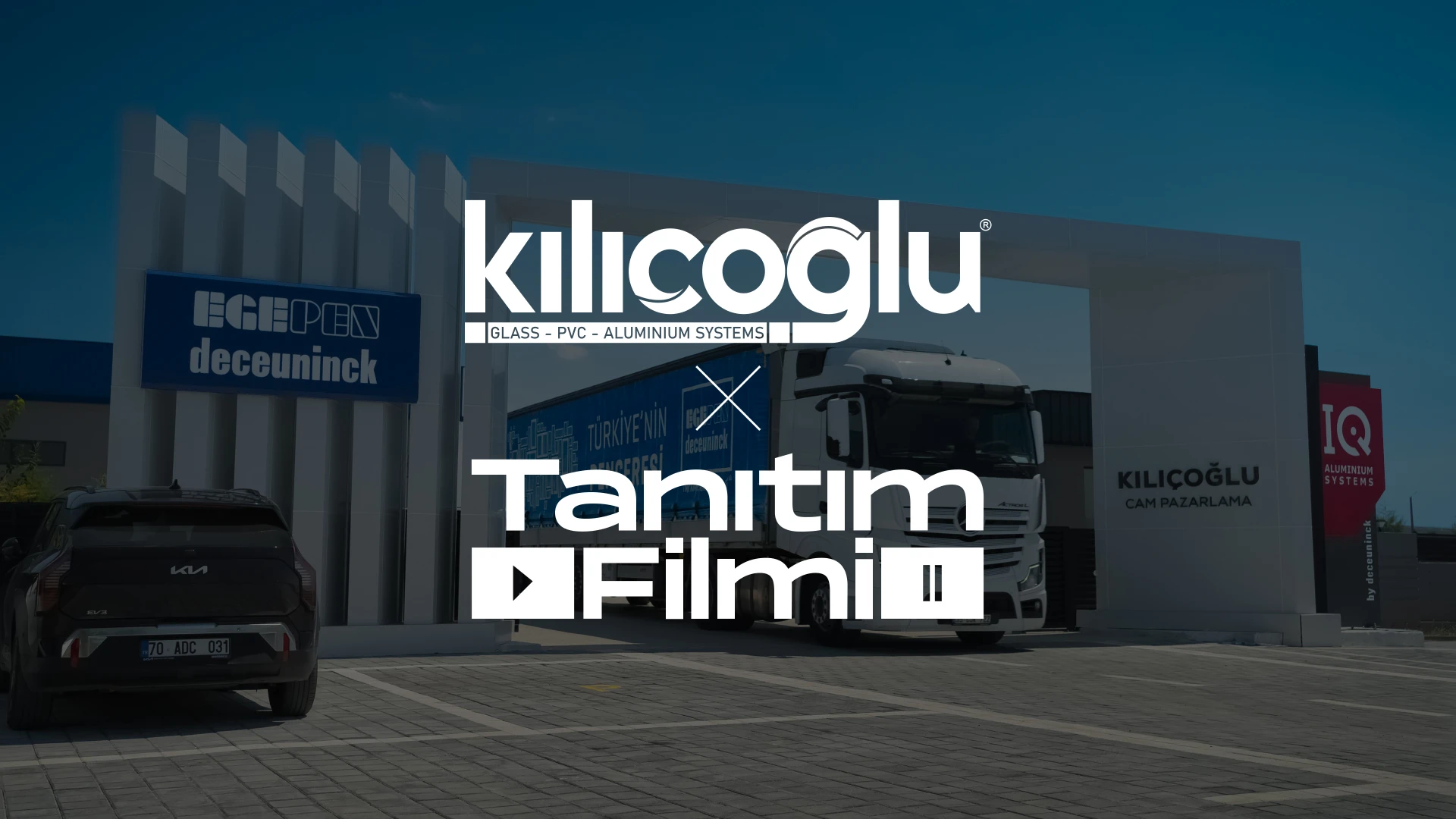 Kılıçoğlu Cam için yapılan prodüksiyon çalışması